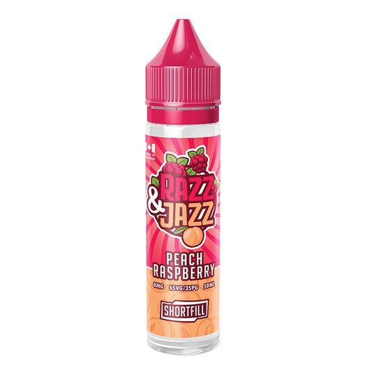 Razz & Jazz – Peach Raspberry 50ml Short Fill E-liquid