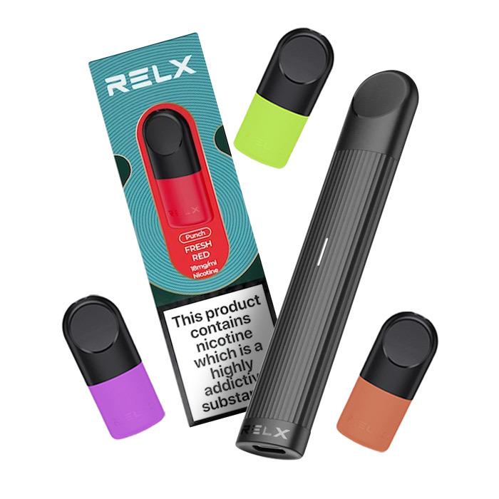 Relx Essential Device + Free E-Liquid Pods Bundle