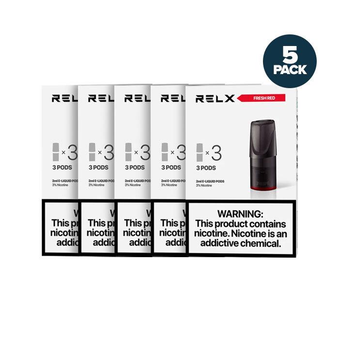 RELX Replacement 2ml Pods 5 Pack - Fresh Red