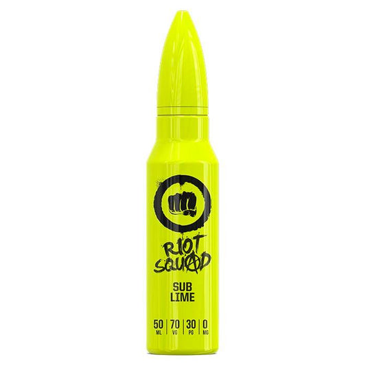 Riot Squad - Sub-Lime 50ml Short Fill E-Liquid