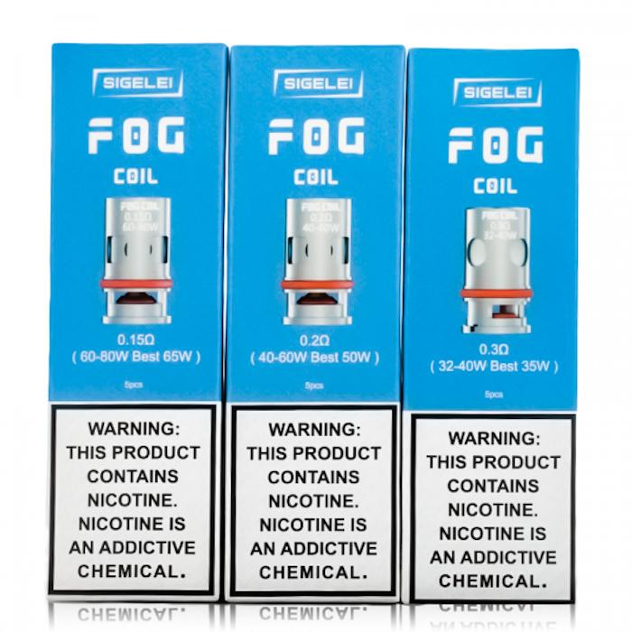 Sigelei Fog Pods Coils - Pack of 5 - All Variants
