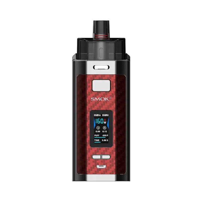 Smok RPM160 Pod System Vape Kit - Red Carbon Fiber