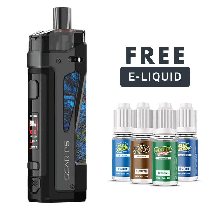 Smok Scar-P5 Pod Kit With Free E-liquid
