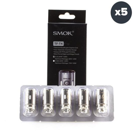 Smok TVF4 TF-T4 Atomizer Coils (5 Pack) - x 5