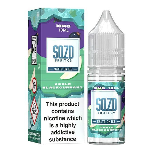 SQZD On Ice - Apple Blackcurrant Nicotine Salt E-liquid 10mg
