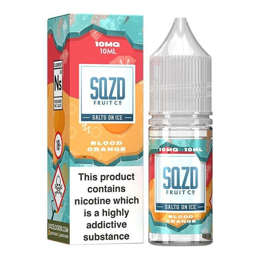 SQZD On Ice - Blood Orange Nicotine Salt E-liquid 10mg