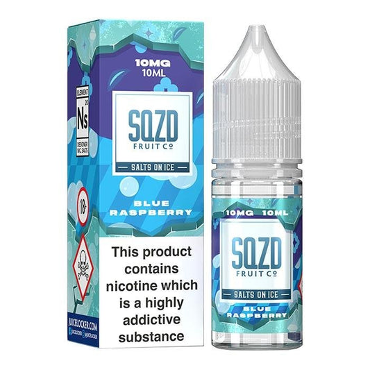 SQZD On Ice - Blue Raspberry Nicotine Salt E-liquid 10mg