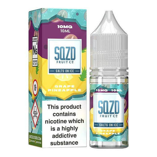 SQZD On Ice - Grape Pineapple Nicotine Salt E-liquid 10mg