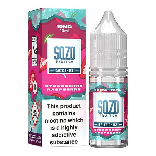 SQZD On Ice - Strawberry Raspberry Nicotine Salt E-liquid 10mg