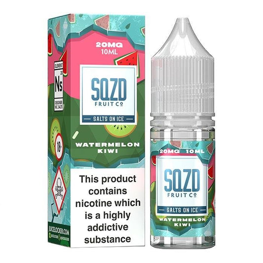 SQZD On Ice - Watermelon Kiwi On Ice Nicotine Salt E-liquid 20mg 