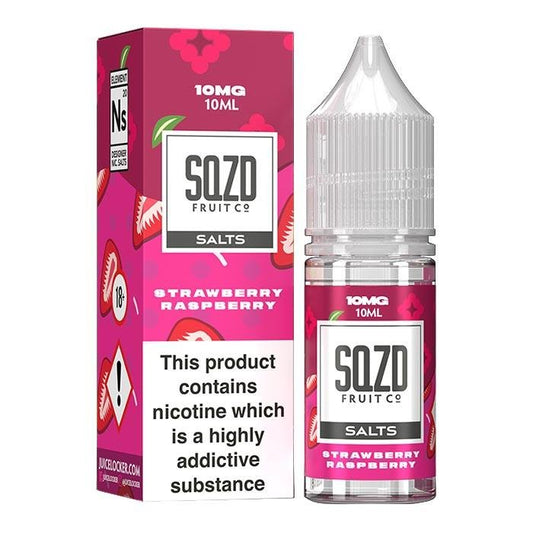 SQZD - Strawberry Raspberry Nicotine Salt E-liquid 10mg