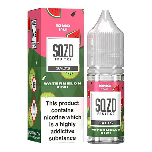 SQZD - Watermelon Kiwi Nicotine Salt E-liquid 10mg