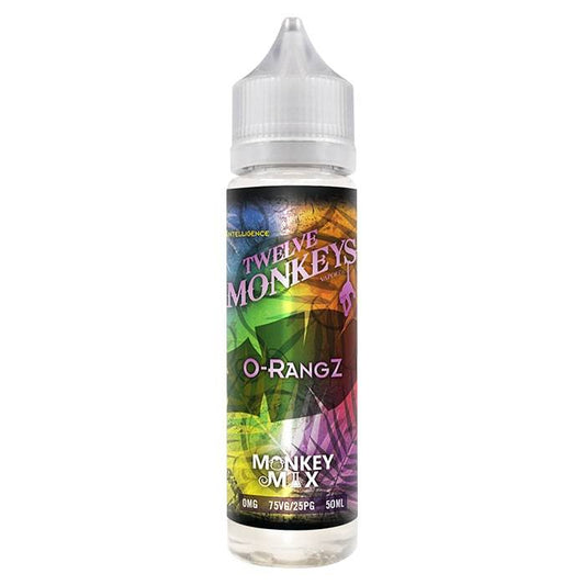 Twelve Monkeys Co - O-RangZ 50ml Short Fill E-Liquid