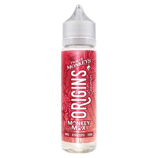 Twelve Monkeys - Origins - Saimiri Monkey Mix 50ml Short Fill E-Liquid