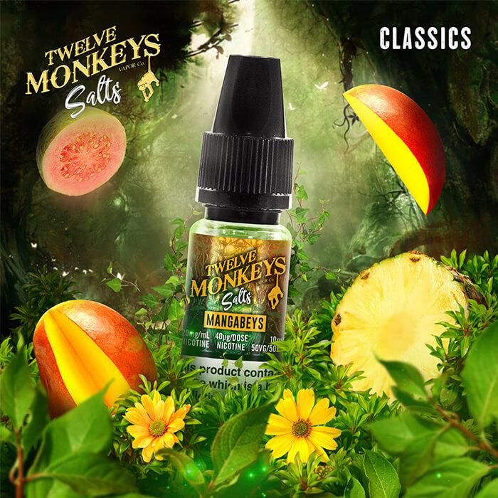 Twelve Monkeys Salts Mangabeys 10ml E-Liquid