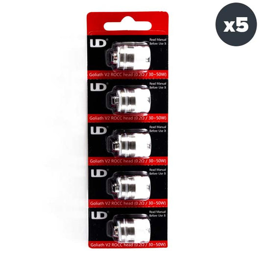 UD Goliath V2 ROCC Clapton Replacement Atomizer Heads (5 Pack)