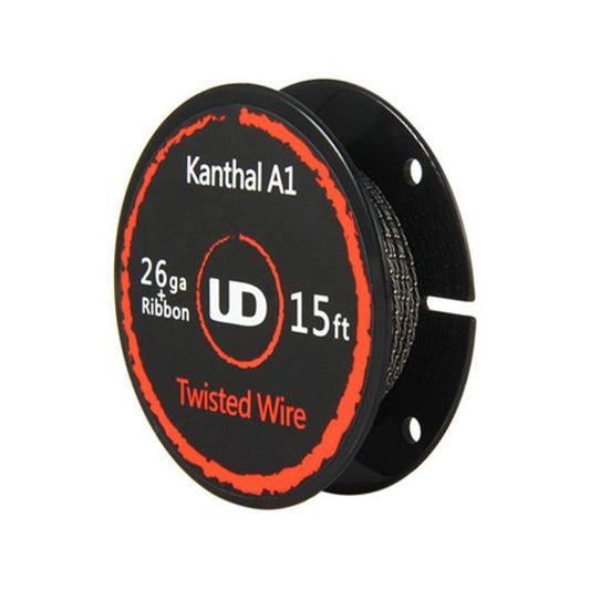 UD Kanthal A1 26ga + Ribbon 15ft Twisted Wire