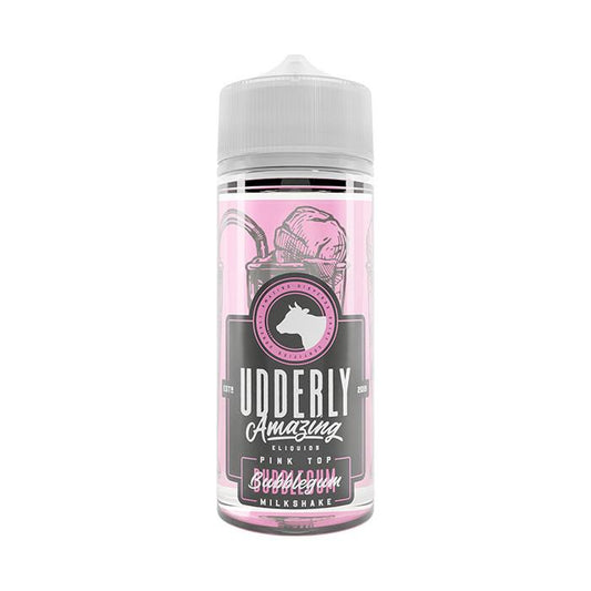 Udderly Amazing Range 100ml Bubblegum Milkshake