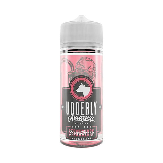 Udderly Amazing Range 100ml Strawberry Milkshake