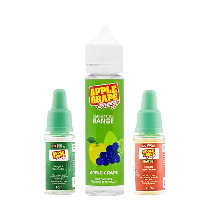UK ECIG STORE - Apple Grape Breeze High VG 50ml E-Liquid UK ECIG STORE - Apple Grape Breeze High VG 50ml E-Liquid