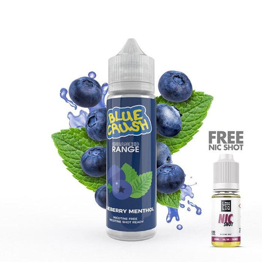 UK ECIG STORE - Blue Crush High VG 50ml Short Fill E-Liquid