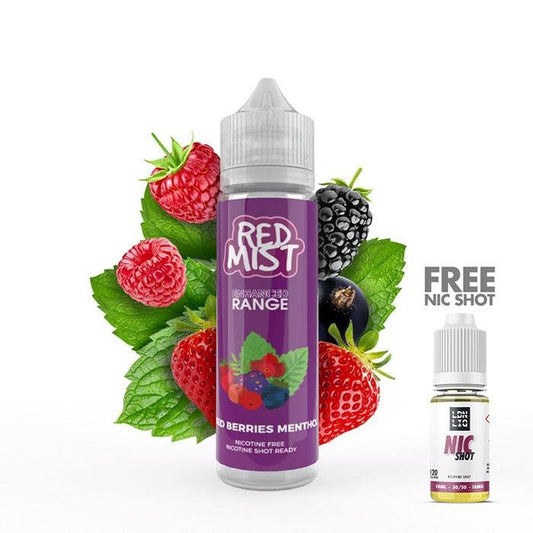 UK ECIG STORE - Red Mist High VG 50ml Short Fill E-Liquid