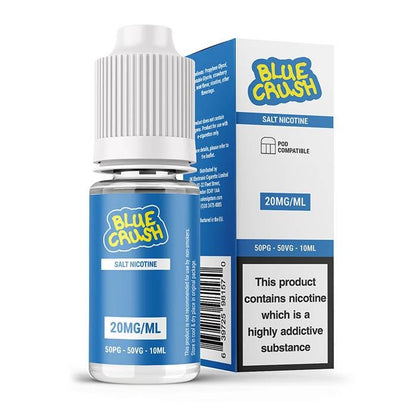 UK ECIG STORE Salt Nicotine Blue Crush 10ml E-Liquid - 20mg Salt Nic