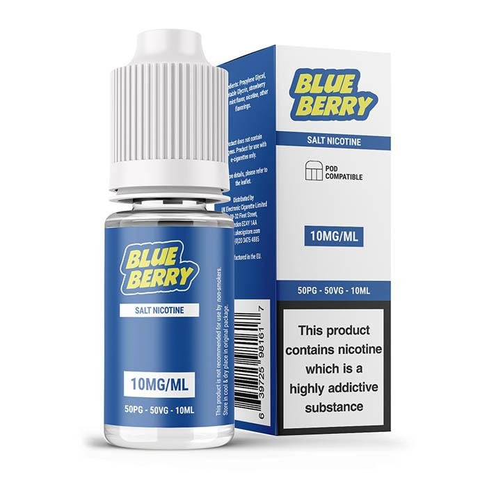 UK ECIG STORE Salt Nicotine Blueberry 10ml E-Liquid - 10mg Salt Nic