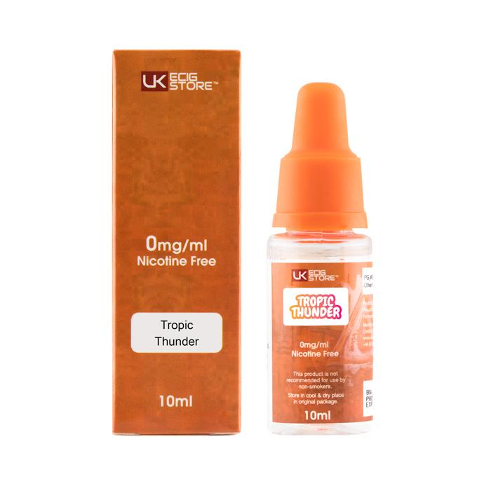 UK Ecig Store TPD Tropic Thunder E-Liquid - bottle and box