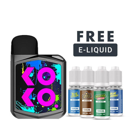 Uwell Caliburn KOKO Prime Vape Kit with free 10ml e juice