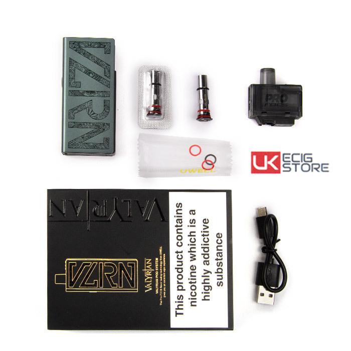 Uwell - Valyrian Pod Kit - Packaging and Contents