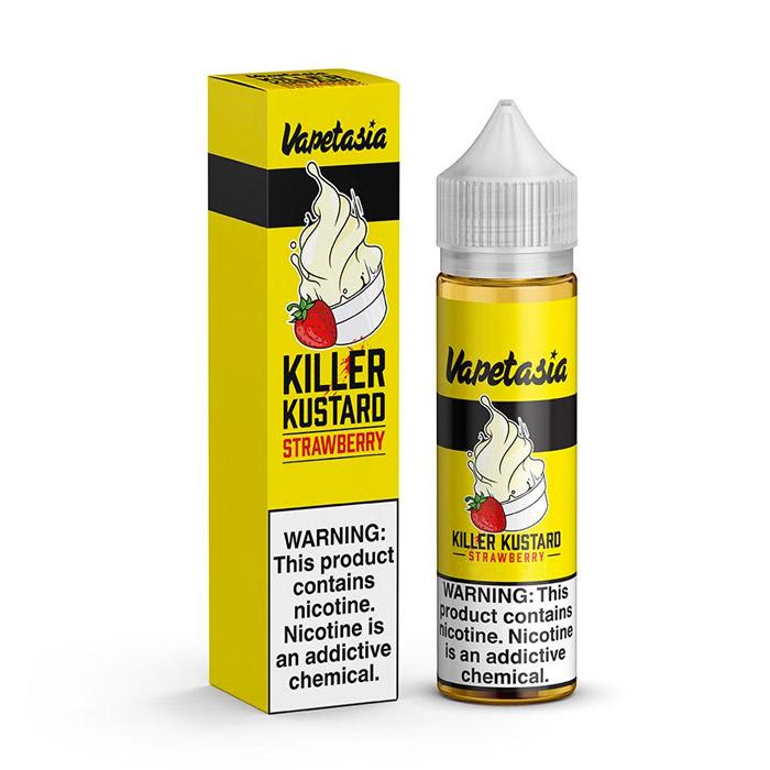 Vapetasia Killer Kustard Strawberry 50ml Short Fill E-Liquid