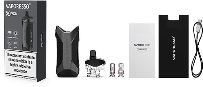 Vaporesso XIRON 50W Pod Kit - Contents