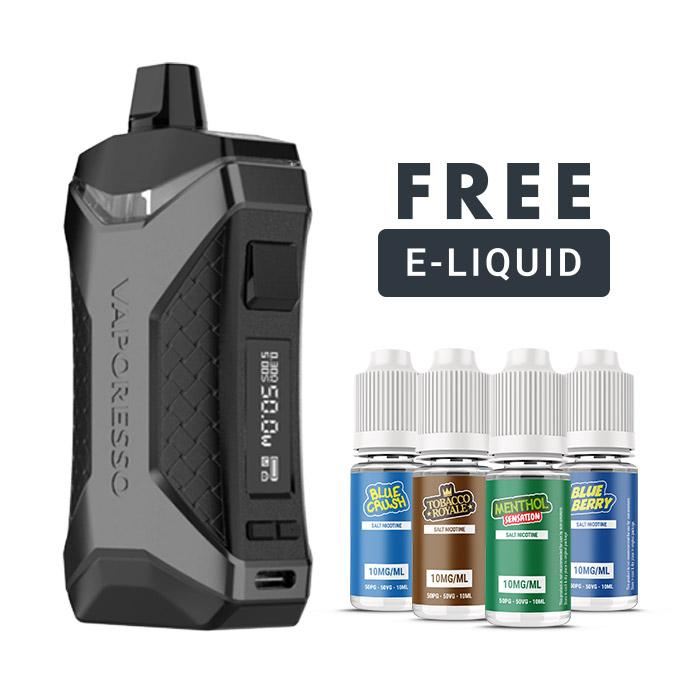 Vaporesso XIRON 50W Pod Kit - With Free Nicotine Juice