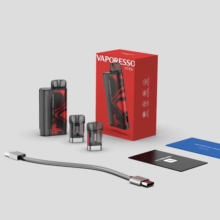 Vaporesso Xtra Vape Pod Kit - Contents