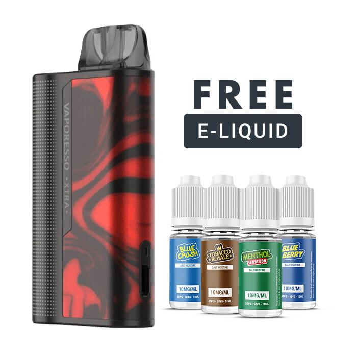 Vaporesso – Xtra Vape Pod Kit - Free Salt E-Liquid