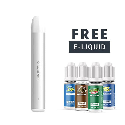 Vaptio AirGo Stick Pod Vape Kit With Free E Liquid