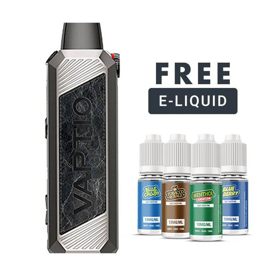 Vaptio Pago Vape Kit - Free Salt juice e liquid 