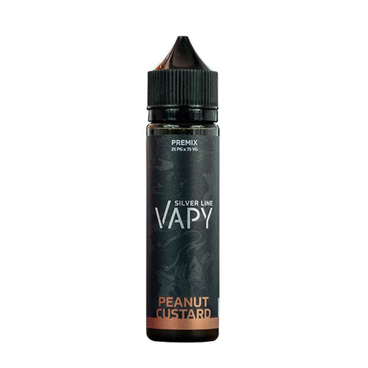 Vapy Silver Line Peanut Custard 50ml Short Fill E-Liquid