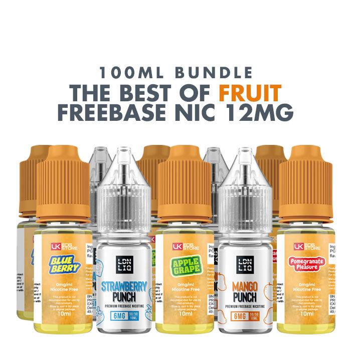 Best Fruit ELiquids 10 x 10ml Bundle 12mg