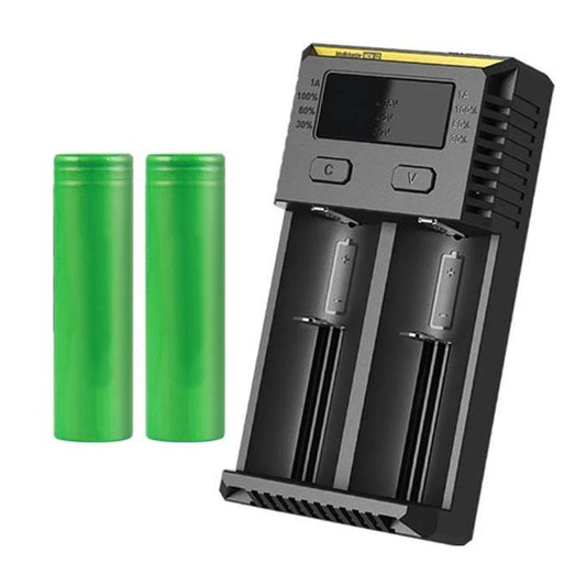 Nitecore Intellicharger New i2 Charger with batteries