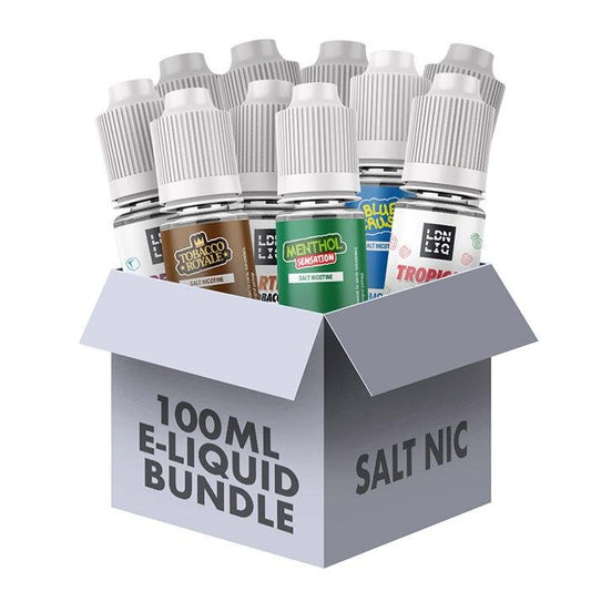 Ultimate Starter 10 x 10ml Nicotine Salt E-Liquid Bundle