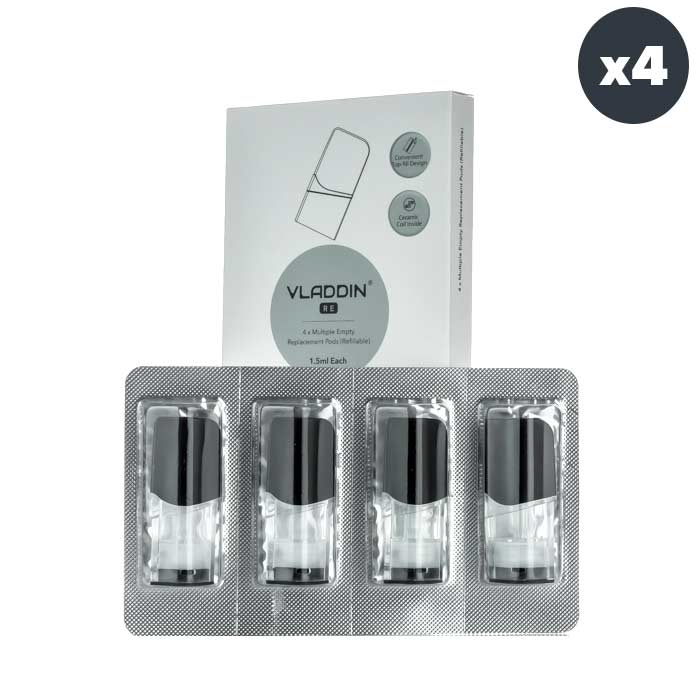 Vladdin RE Kit Replacement Pods - Pack of 4 - x 4