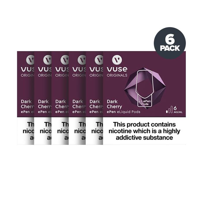 Vuse ePen Pre-filled Pods 6 Pack - Dark Cherry