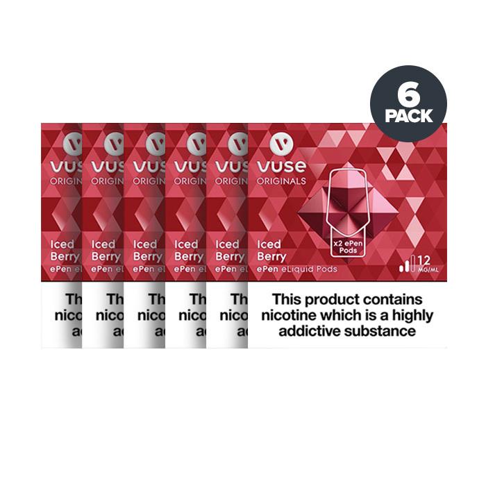 Vuse ePen Pre-filled Pods 6 Pack - Iced Berry