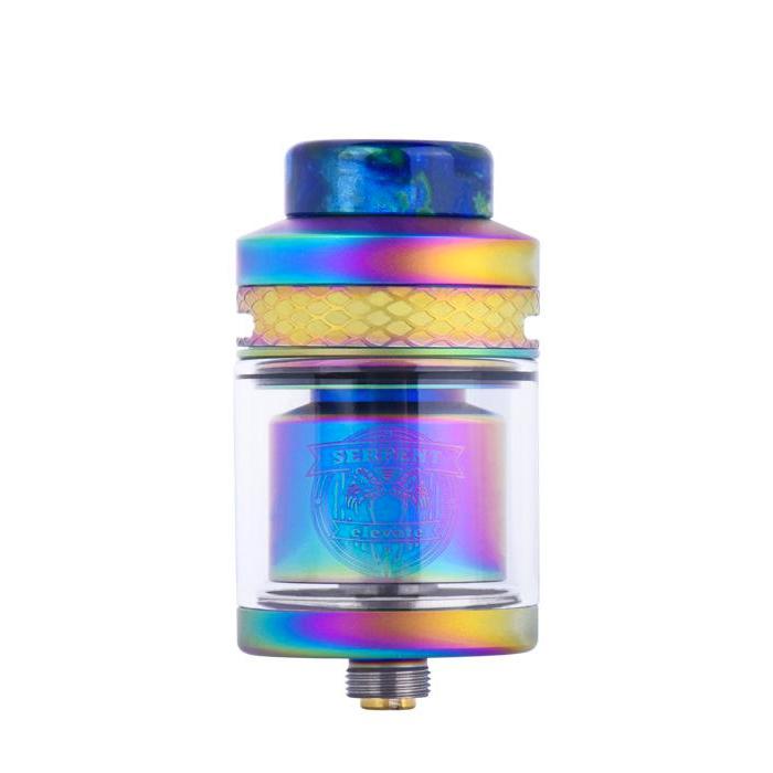 Wotofo - Serpent Elevate 24mm Single Coil RTA - Designed With Suck My Mod - Rainbow