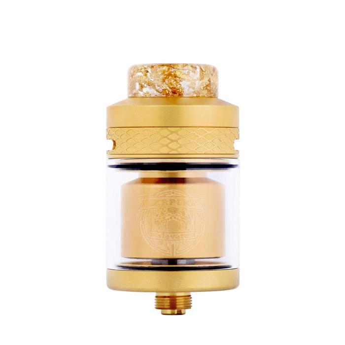Wotofo - Serpent Elevate 24mm Single Coil RTA - Designed With Suck My Mod - Gold